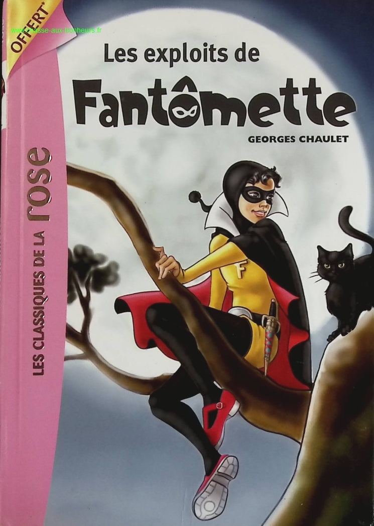Les exploits de Fantômette - Bibliothèque Rose - livre