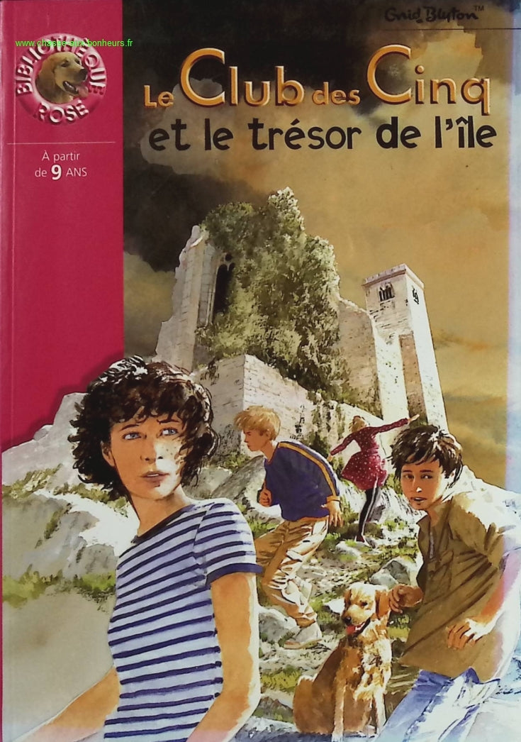 Le Club des cinq et le trésor de l'île - Bibliothèque Rose - livre