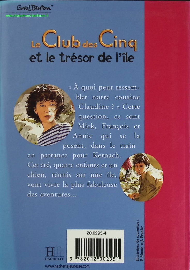 Le Club des cinq et le trésor de l'île - Bibliothèque Rose - livre