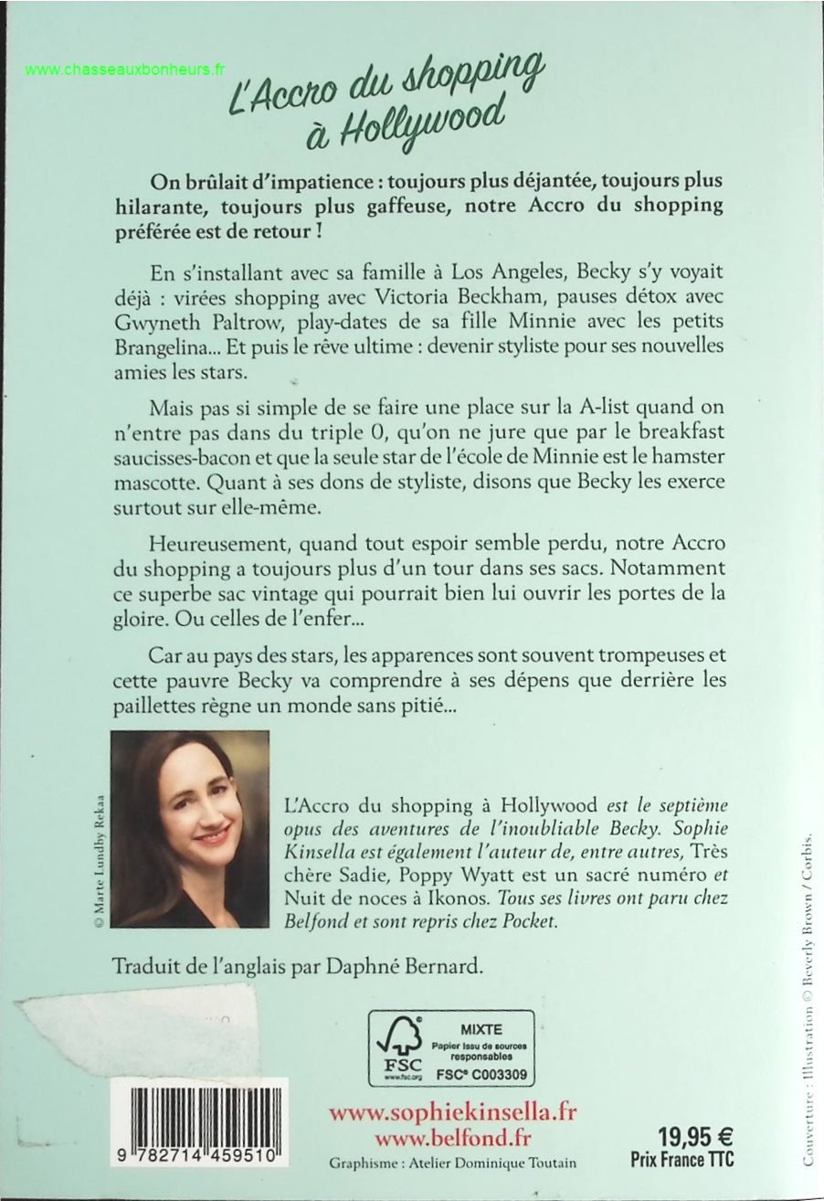L'accro du shopping à Hollywood - Sophie Kinsella - livre