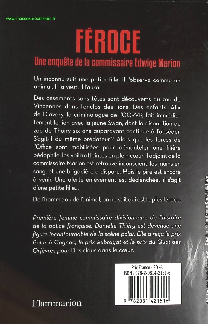 Féroce - Danielle Thiéry - livre