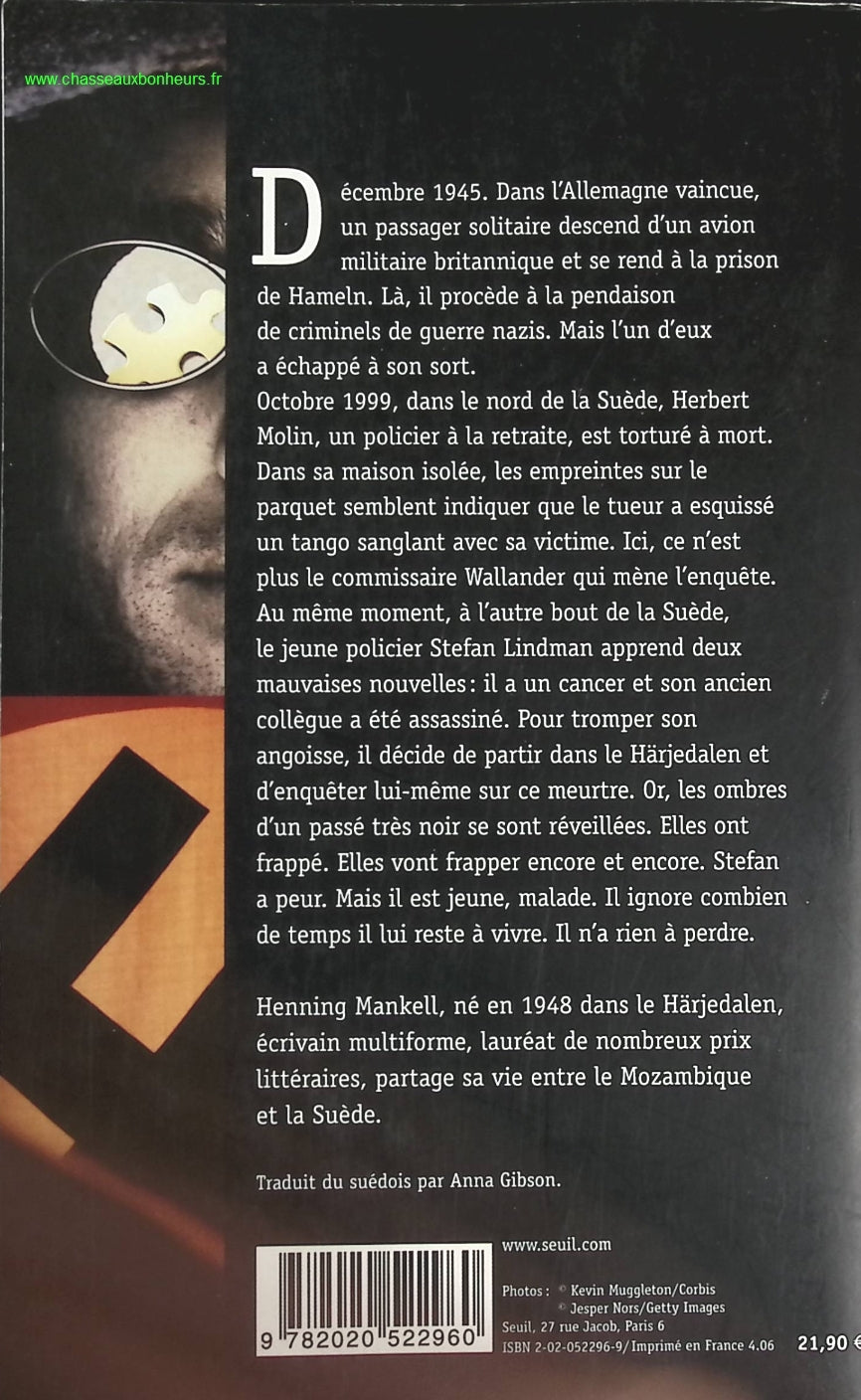 Le Retour du professeur de danse - Henning Mankell - livre