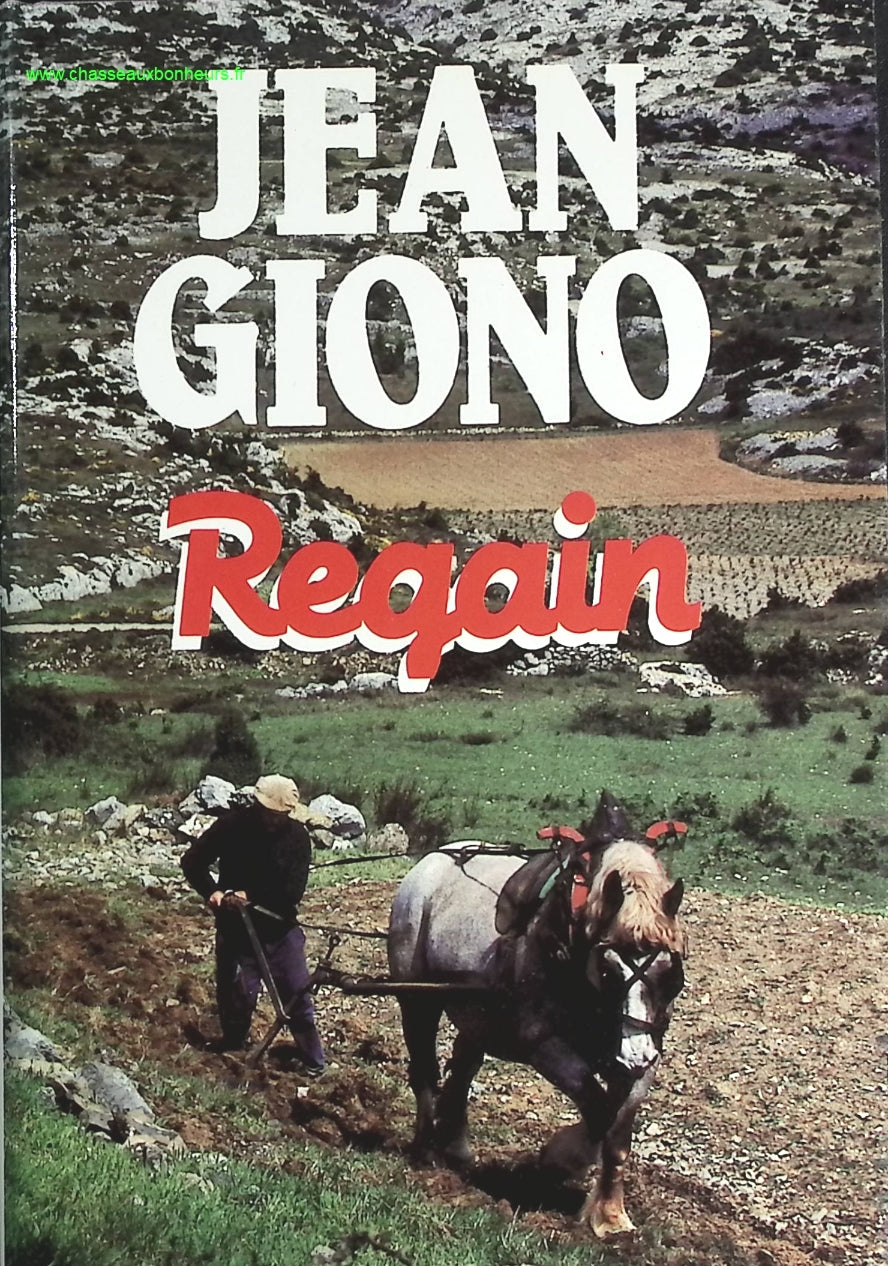Regain - Jean Giono - livre