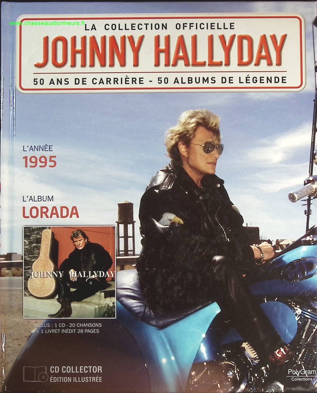 Lorada 1995 - Collection Officielle édition illustrée - Johnny Hallyday - CD