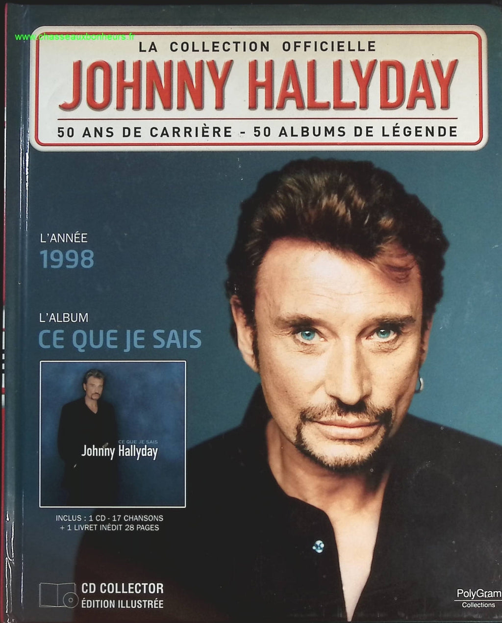 Ce Que Je Sais 1998 - Collection Officielle édition illustrée - Johnny Hallyday - CD