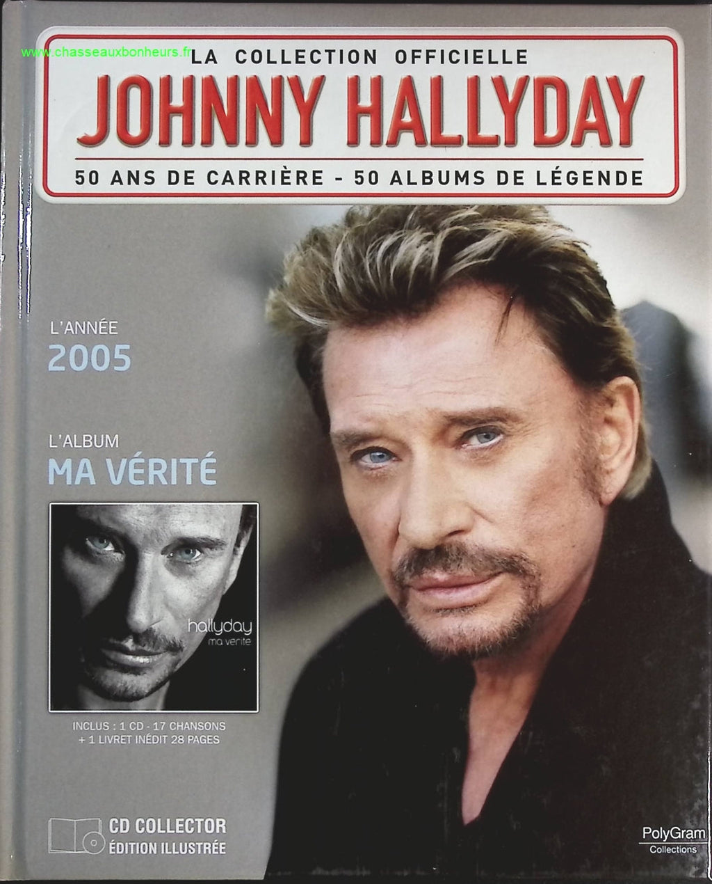 Ma vérité 2005 - Collection Officielle édition illustrée - Johnny Hallyday - CD