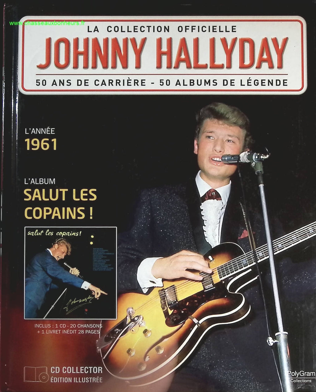 Salut les copains 1961 - Collection Officielle édition illustrée - Johnny Hallyday - CD