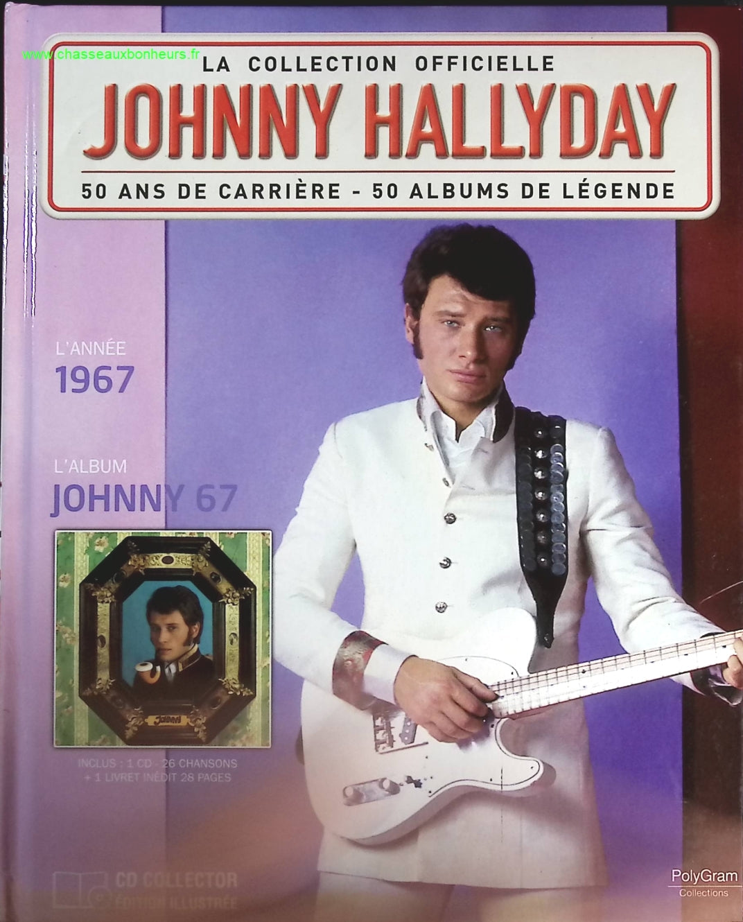Johnny 1967 - Collection Officielle édition illustrée - Johnny Hallyday - CD