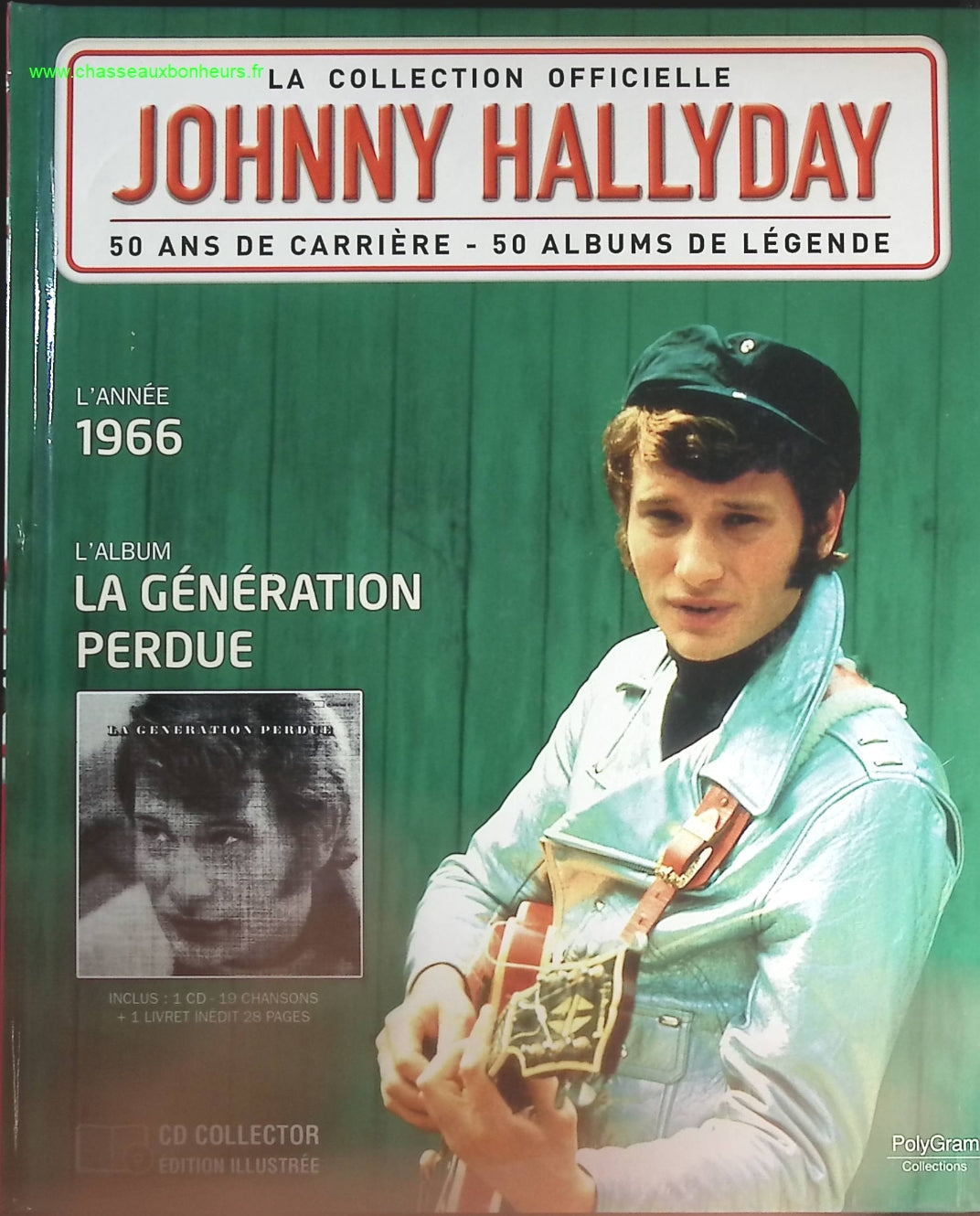 La génération perdue 1966 - Collection Officielle édition illustrée - Johnny Hallyday - CD