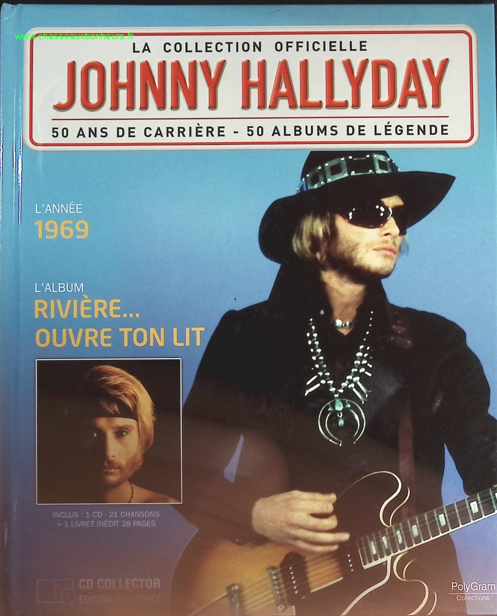 Rivière ouvre ton lit 1969 - Collection Officielle édition illustrée - Johnny Hallyday - CD