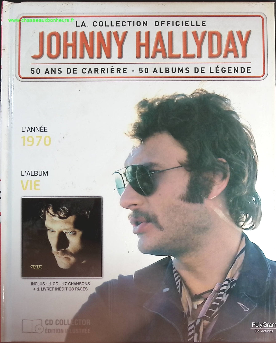 Vie 1970 - Collection Officielle édition illustrée - Johnny Hallyday - CD