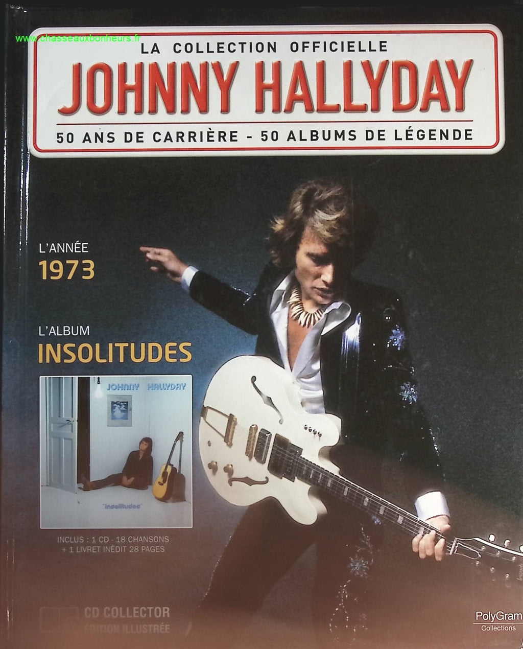 Insolitudes 1973 - Collection Officielle édition illustrée - Johnny Hallyday - CD