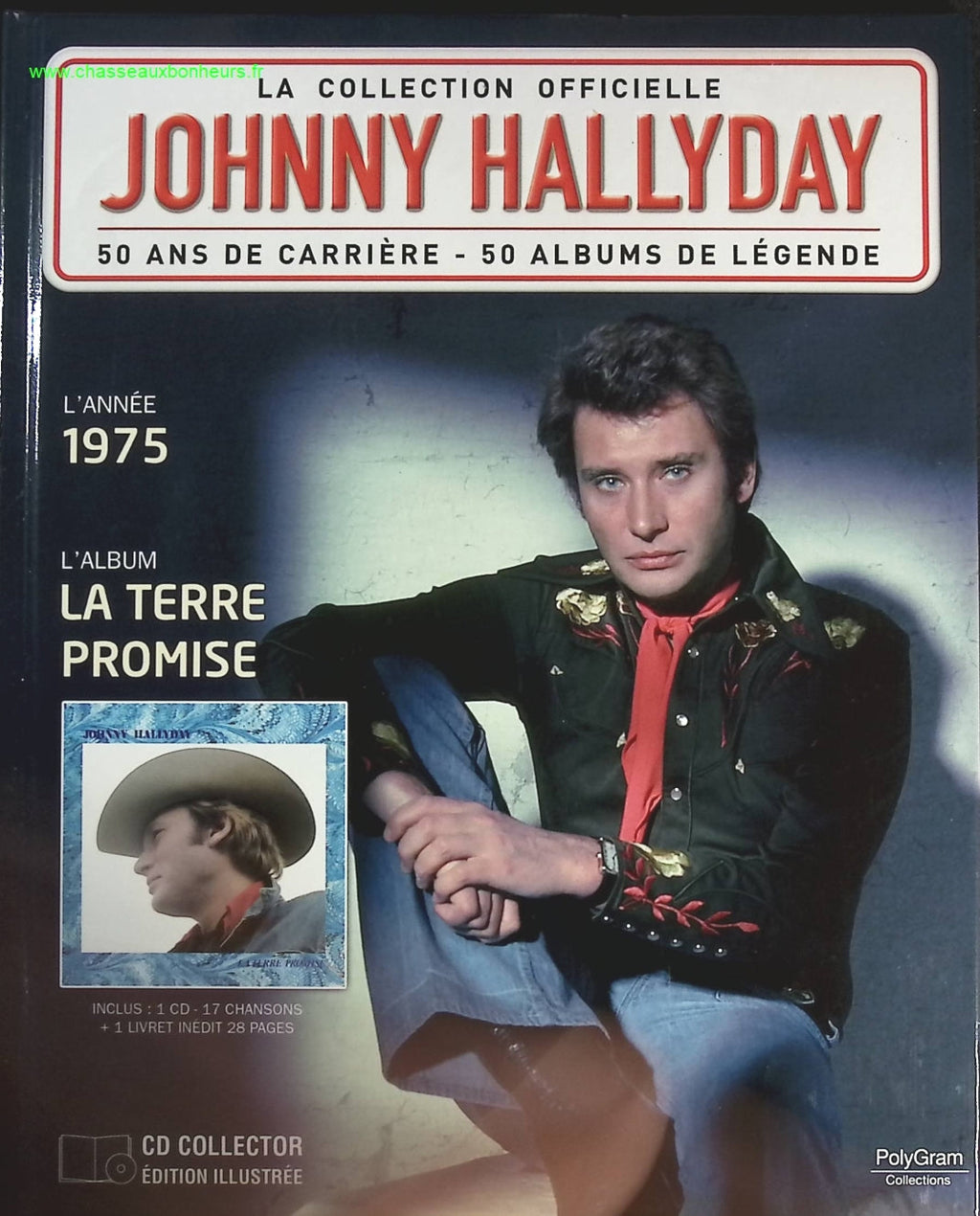 La Terre Promise 1975 - Collection Officielle édition illustrée - Johnny Hallyday - CD