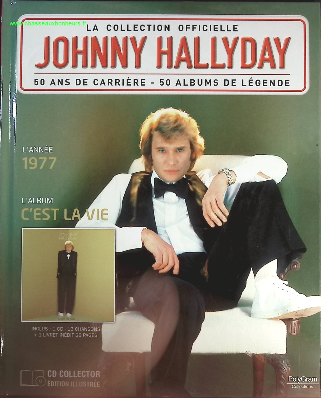 C'est la vie 1977 - Collection Officielle édition illustrée - Johnny Hallyday - CD