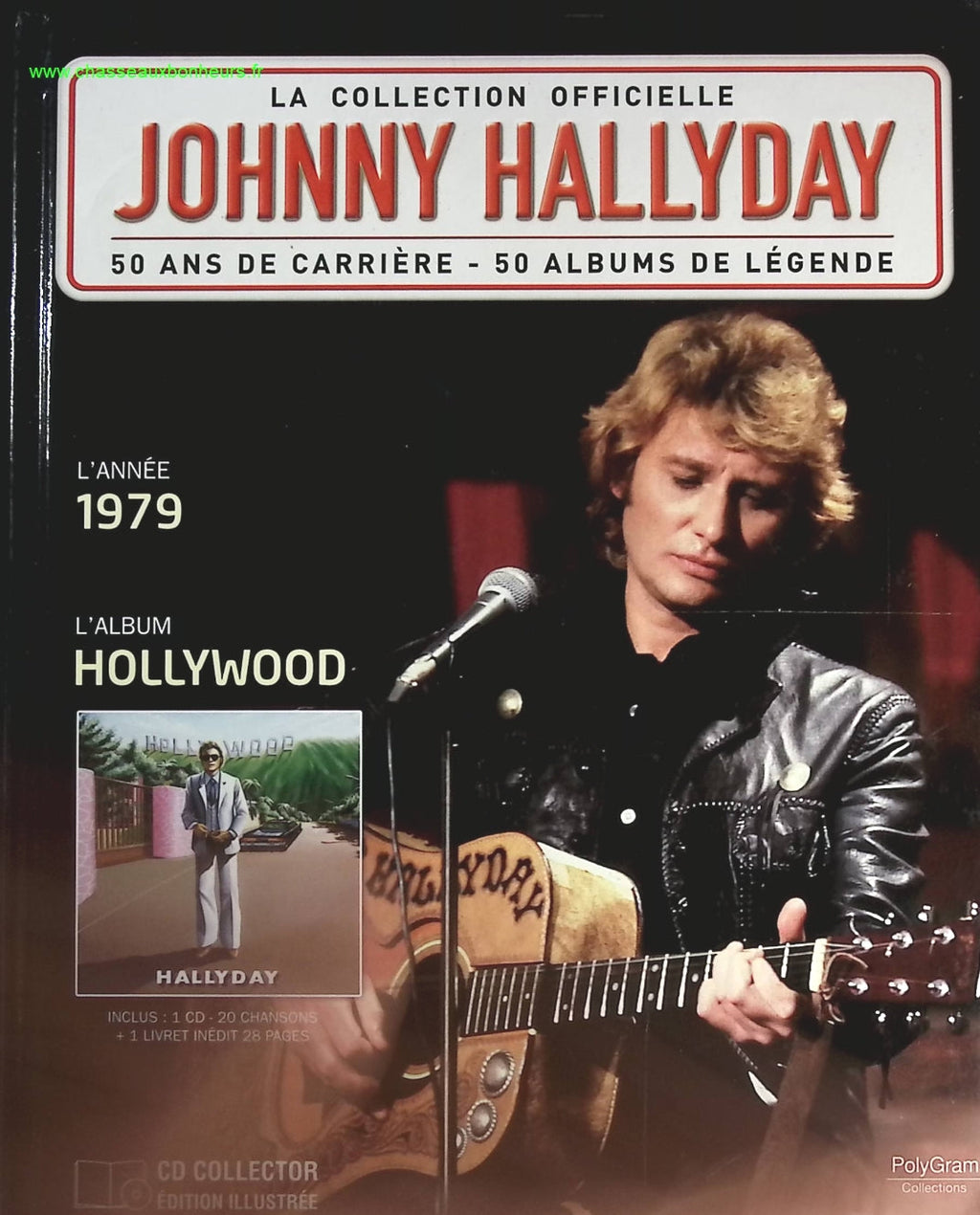 Hollywood 1979 - Collection Officielle édition illustrée - Johnny Hallyday - CD