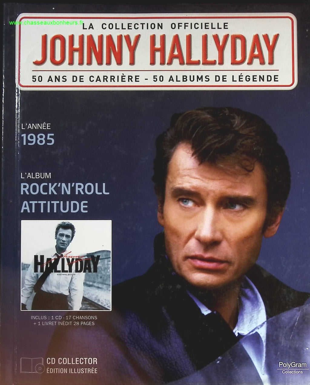 Rock'n'roll Attitude 1985 - Collection Officielle édition illustrée - Johnny Hallyday - CD