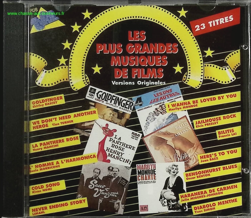 Les Plus Grandes Musiques De Films - Various - CD