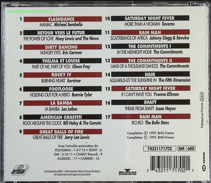 Ciné Dancing 2 - Artistes divers - CD