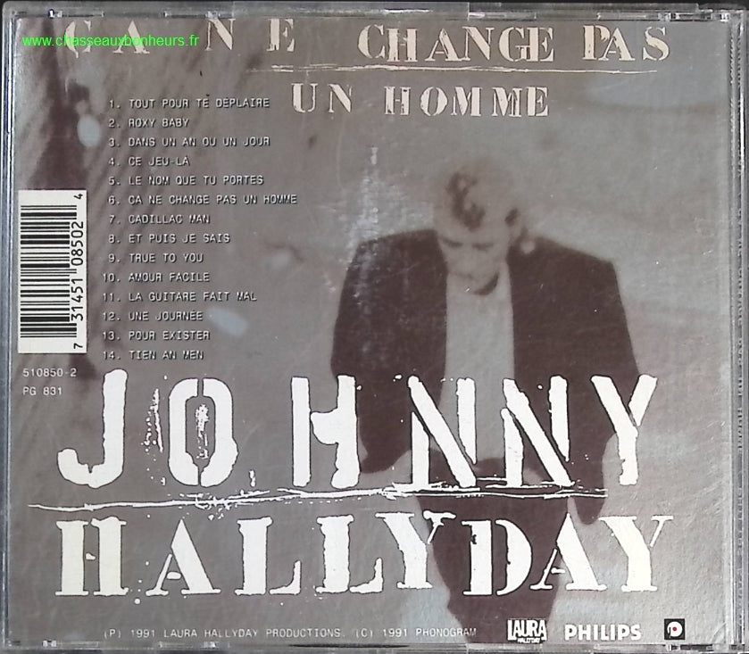 Ca Ne Change Pas Un Homme - Johnny Hallyday - CD