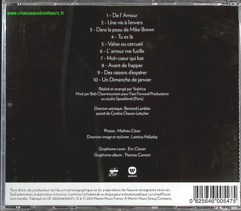 De L’Amour - Johnny Hallyday - CD