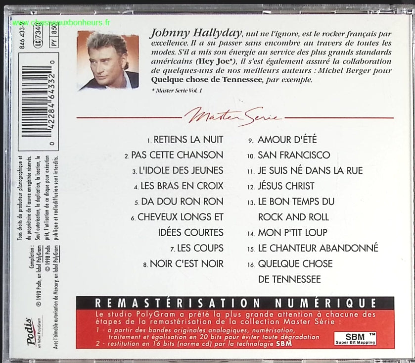 Master Serie - Johnny Hallyday - CD