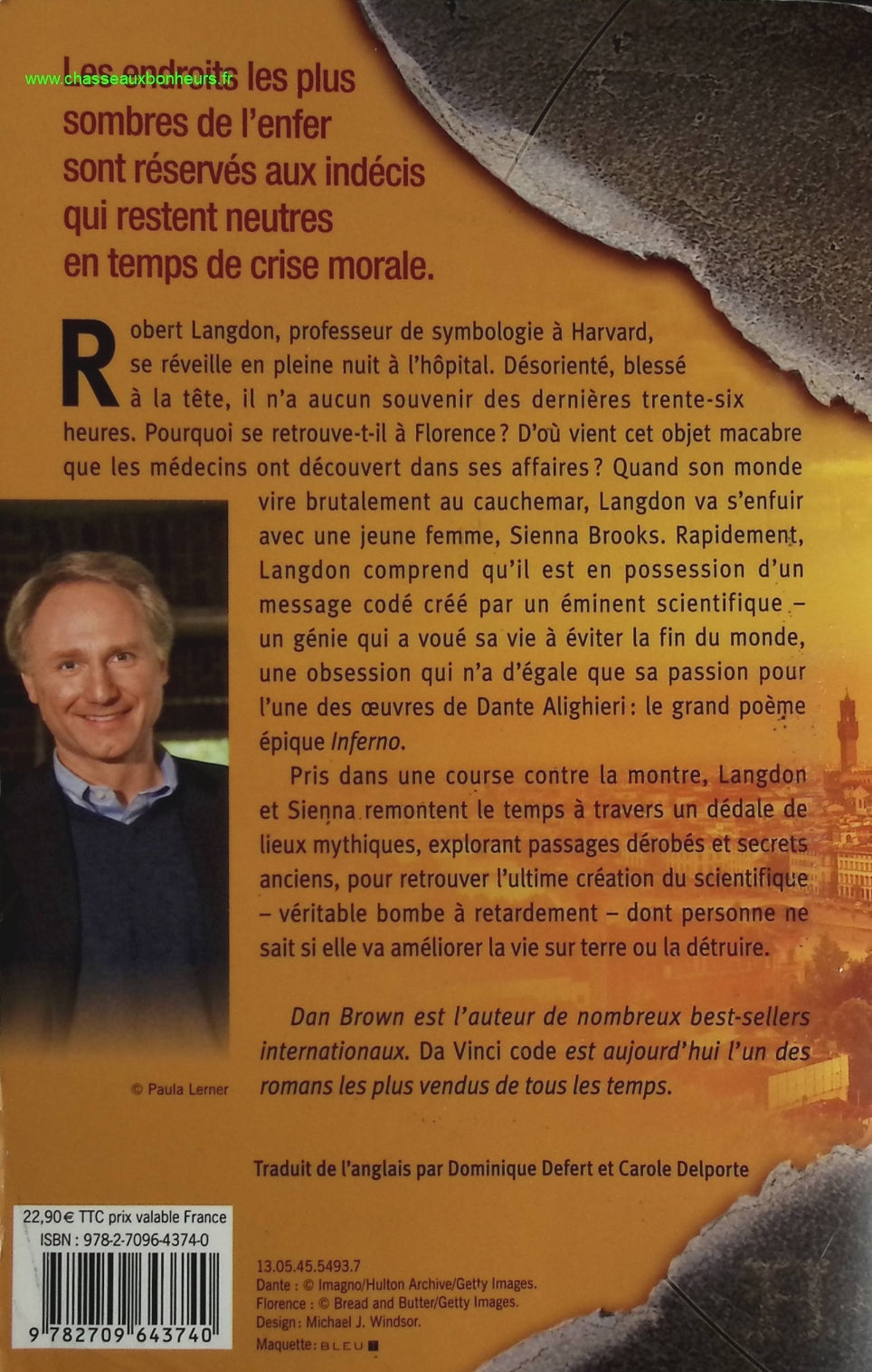 Inferno - Dan Brown - livre