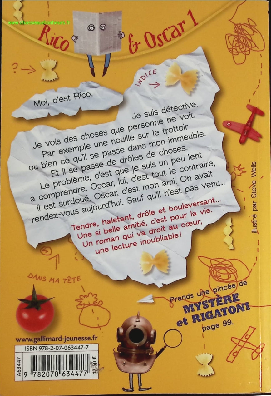 Mystère et rigatoni - Andreas Steinhöfel - livre