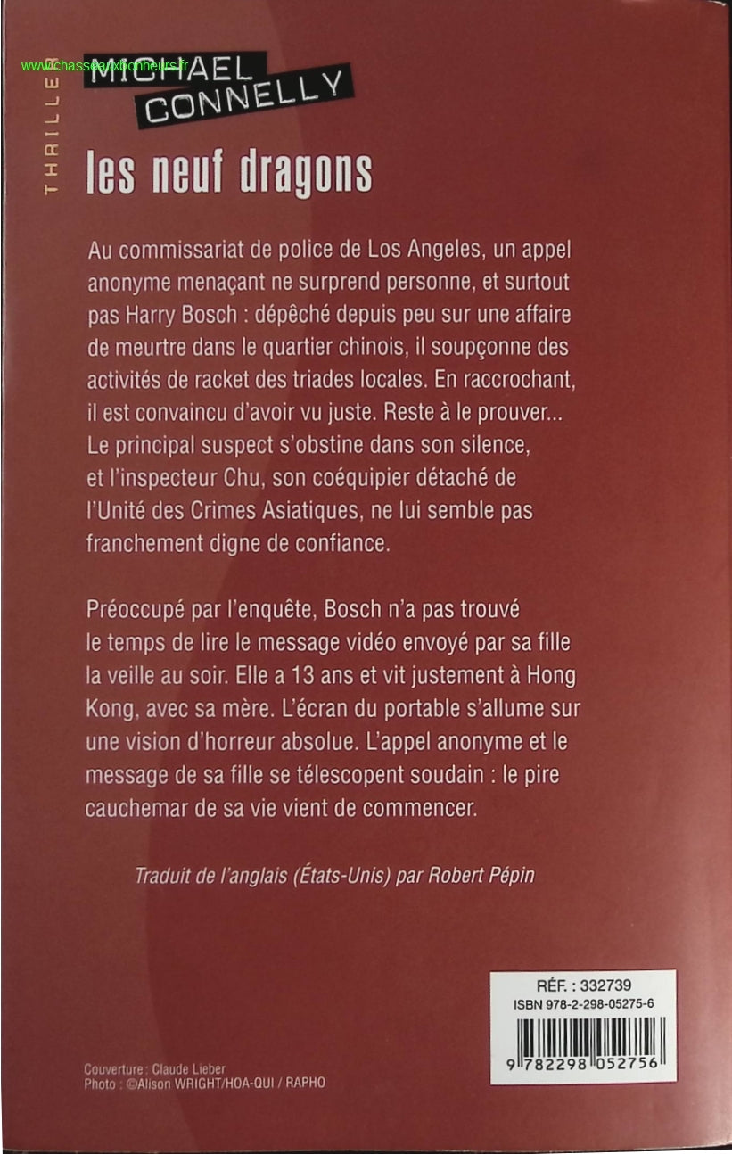 Les neuf dragons - Michael Connely - livre