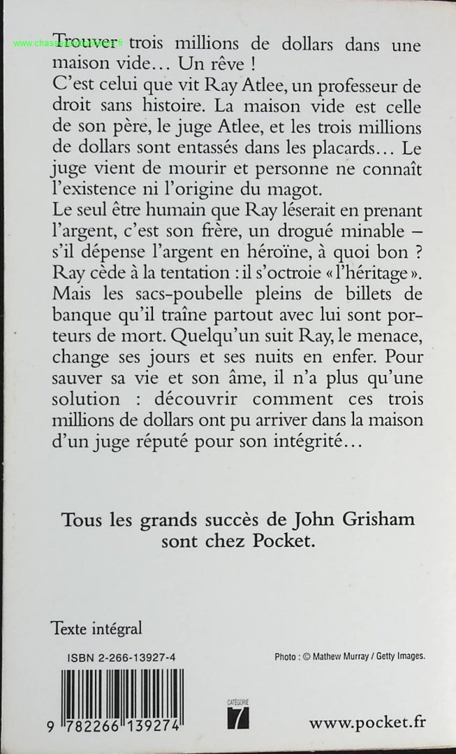 L'héritage - John Grisham - livre