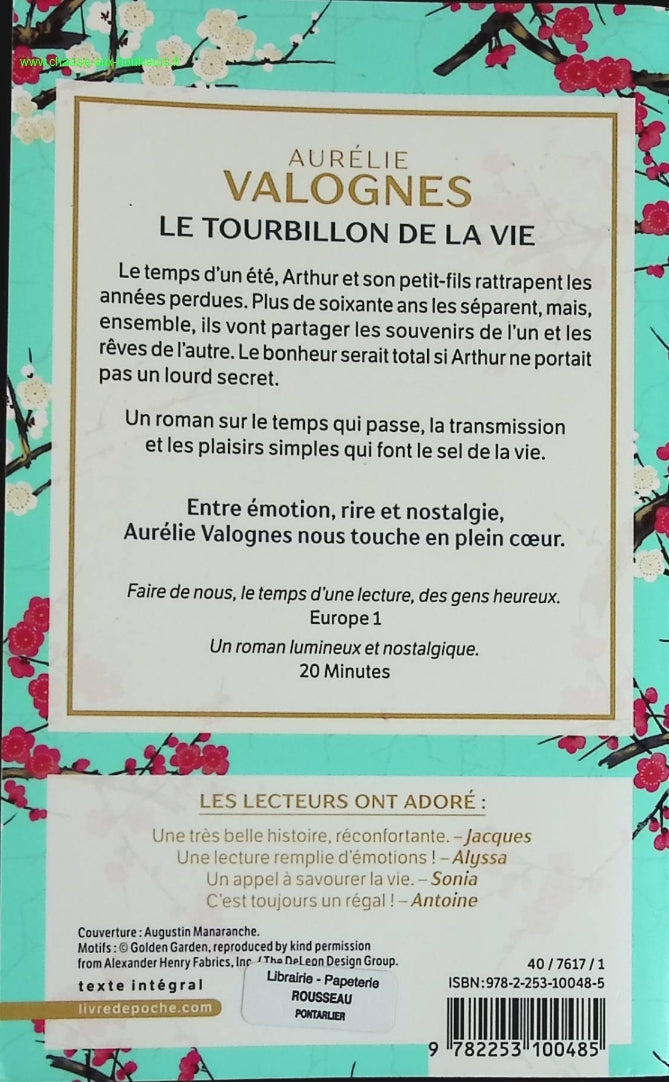 Le tourbillon de la vie - Aurélie Valognes - livre