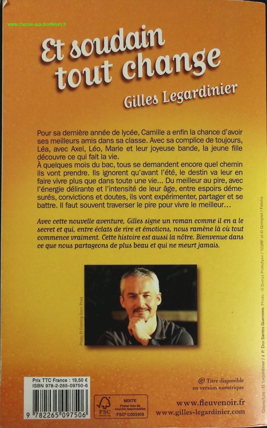 Et soudain tout change - Gilles Legardinier - livre