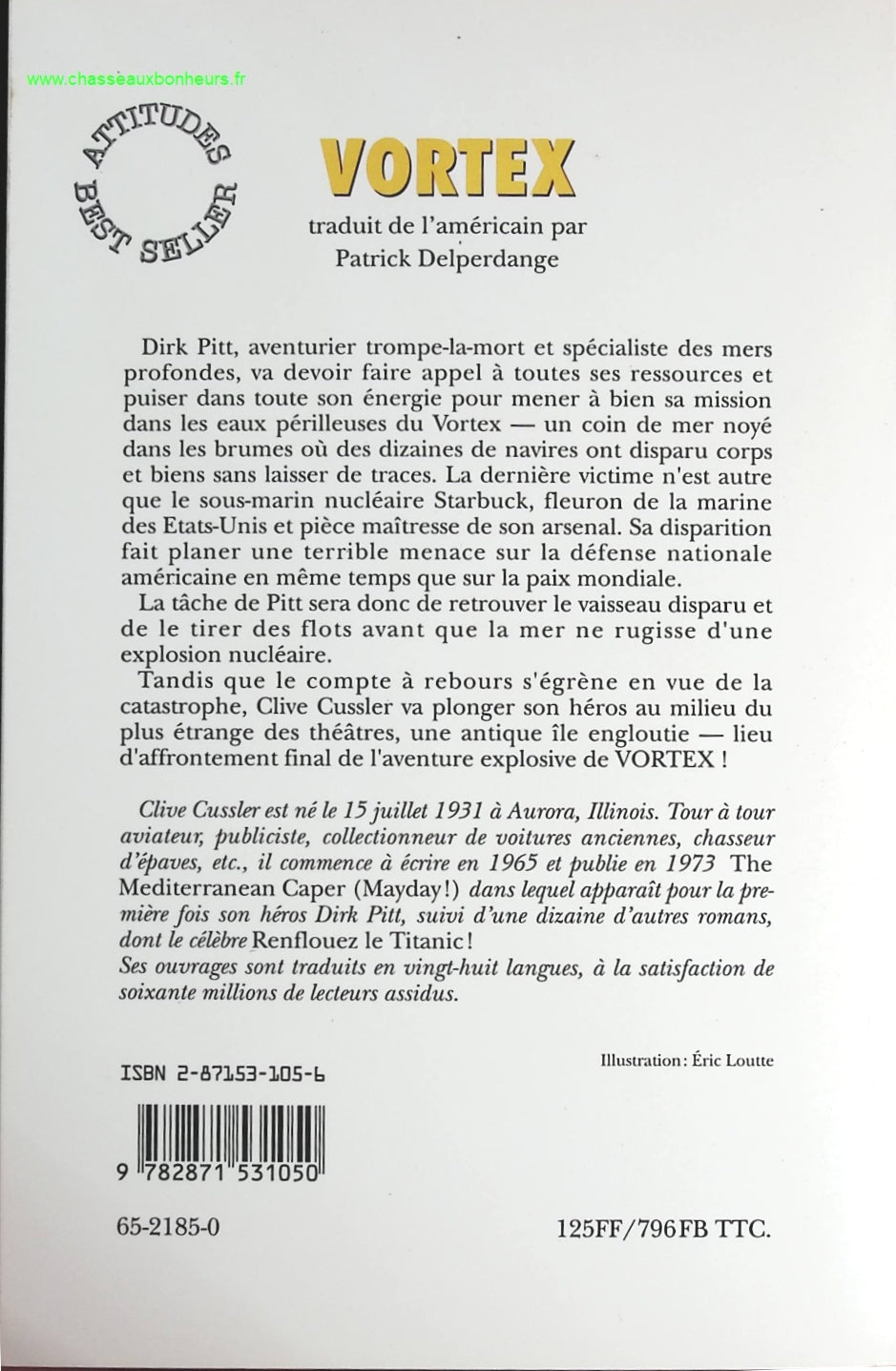 Vortex - Clive Cussler - livre