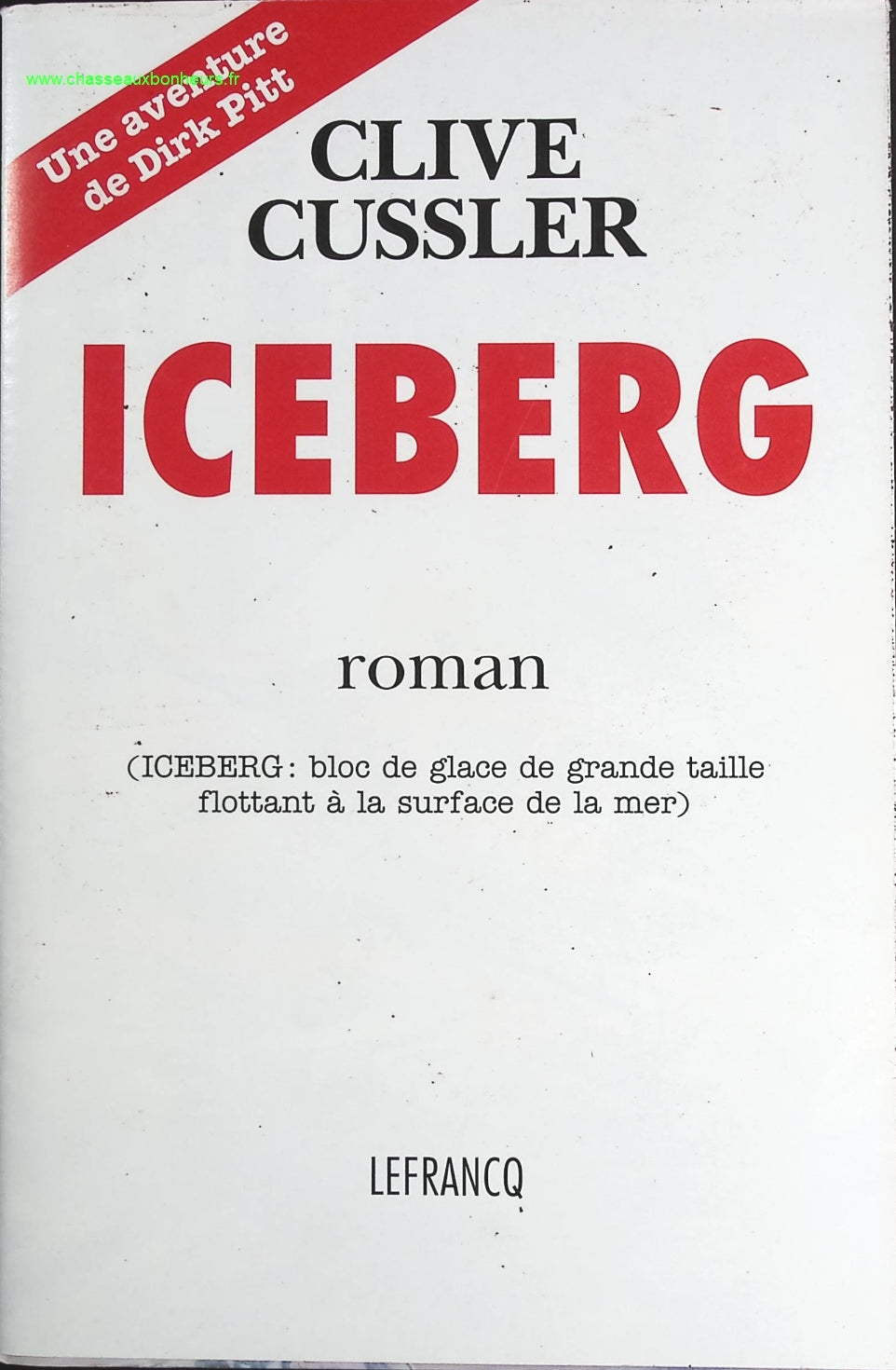 Iceberg - Clive Cussler - livre