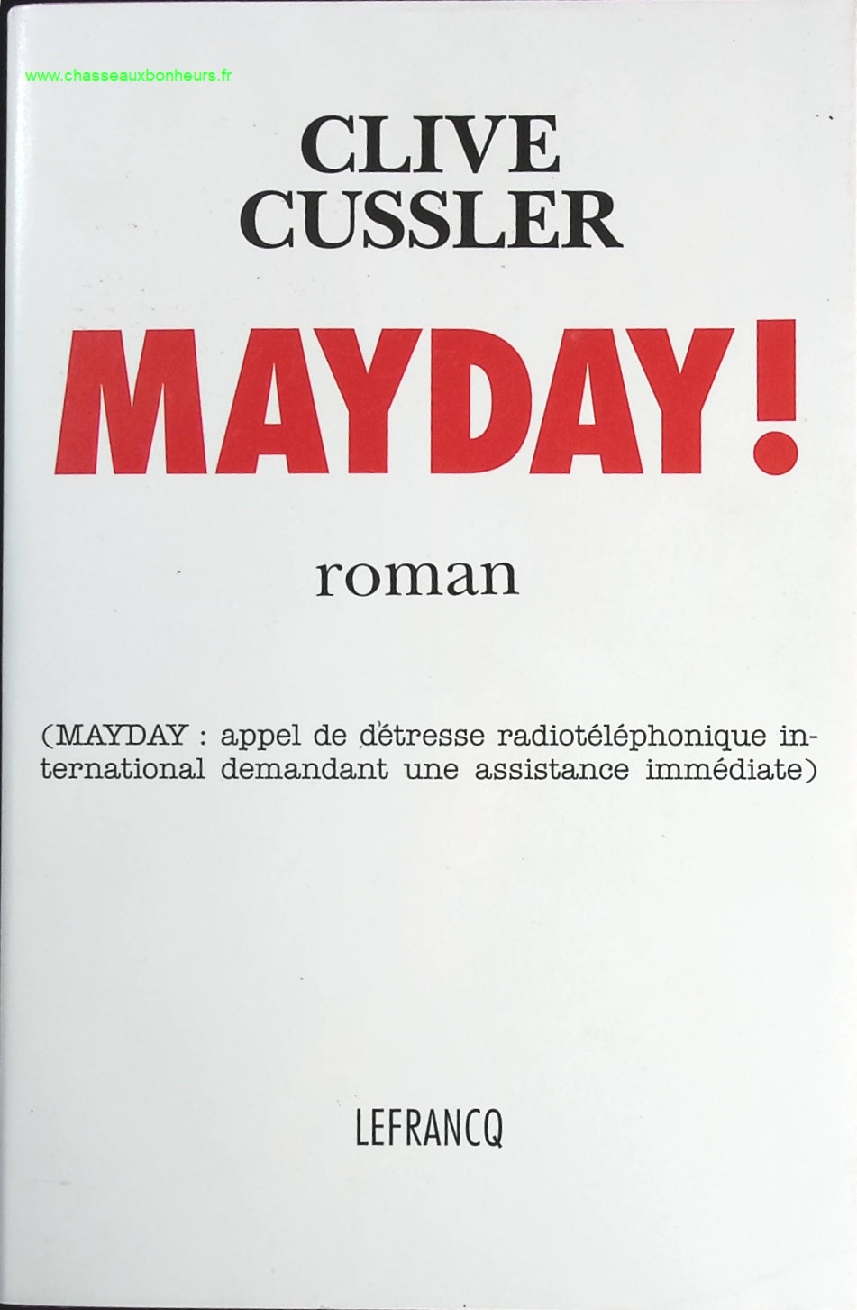 Mayday - Clive Cussler - livre