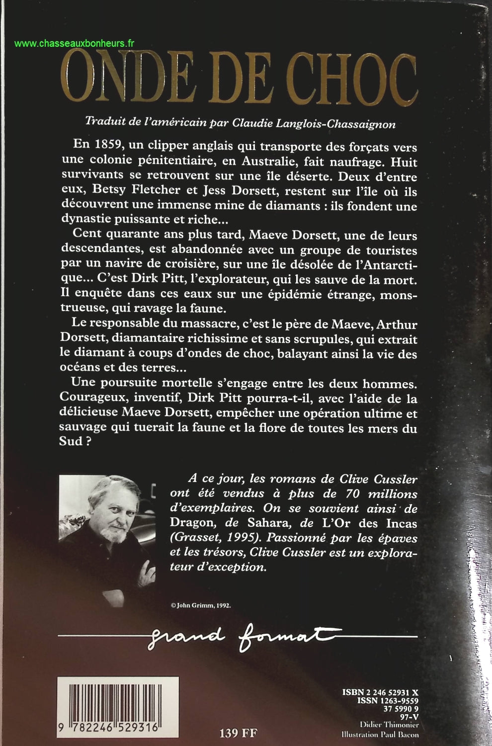 Onde De Choc - Clive Cussler - livre