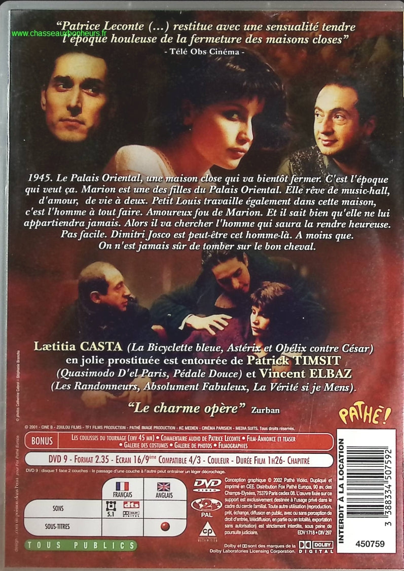 Rue des plaisirs - Laetitia Casta - DVD