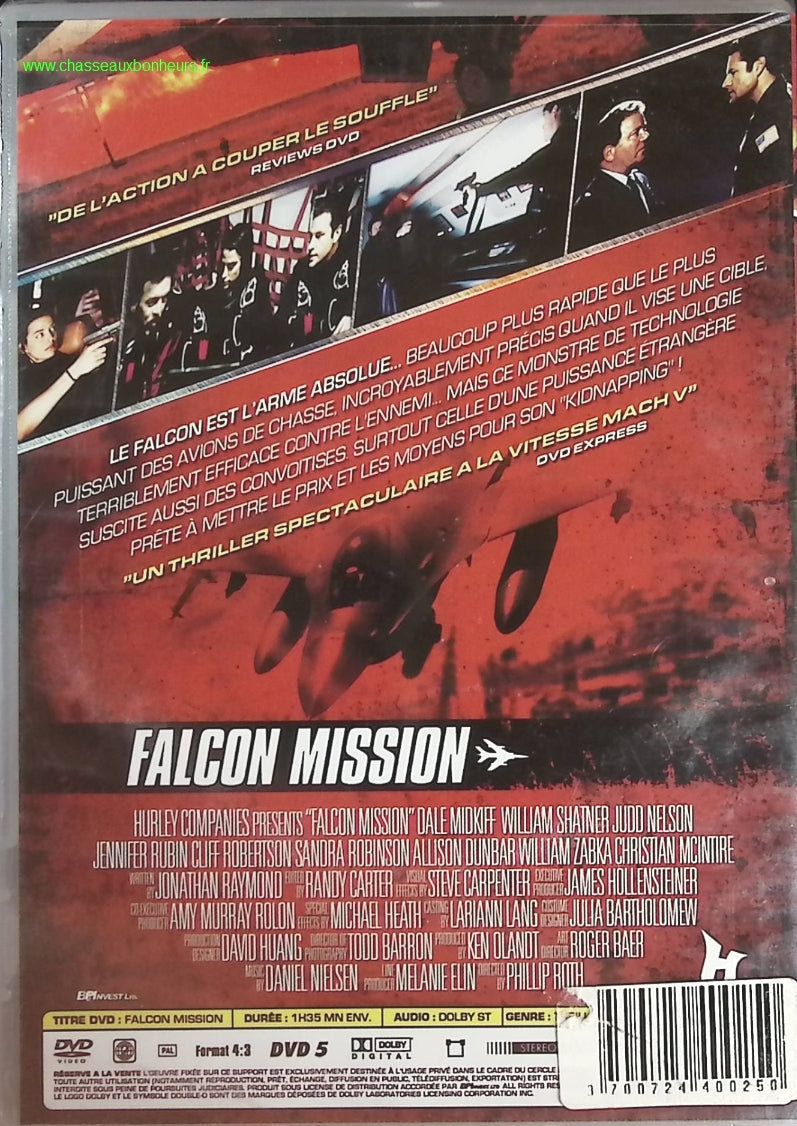 Falcon mission - Dale Midkiff - DVD