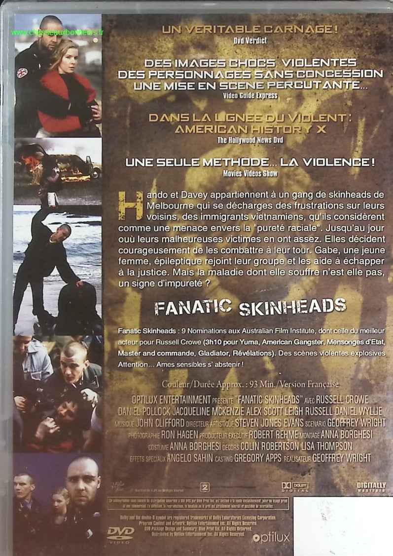 Fanatic Skinheads - Russell Crowe - DVD