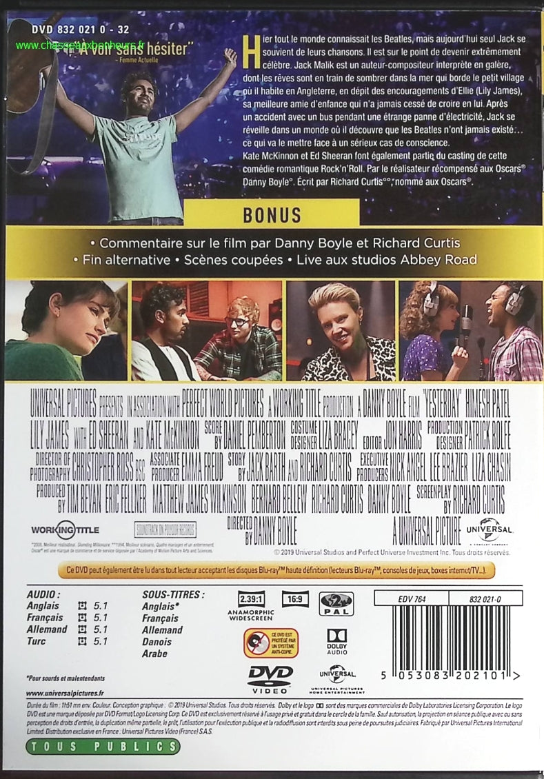 Yesterday - Himesh Patel - DVD