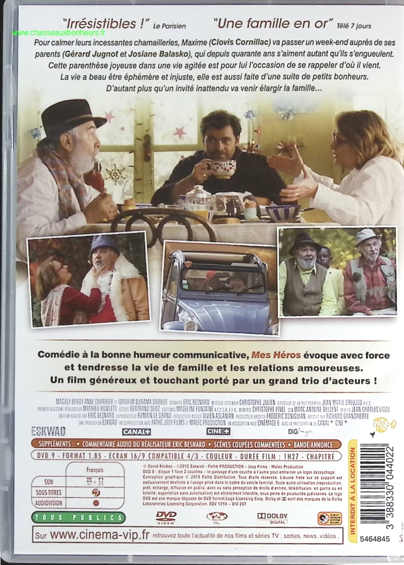 Mes héros - Josiane Balasko - DVD