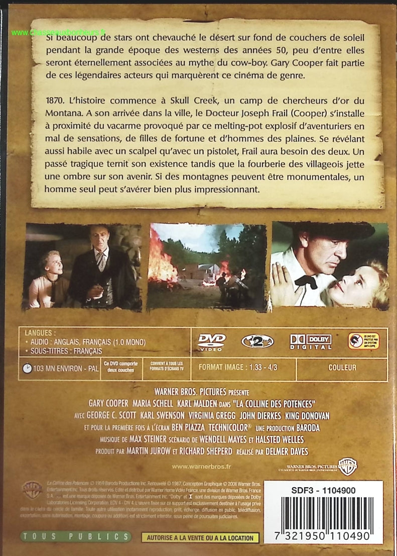 La Colline des potences - Gary Cooper - DVD