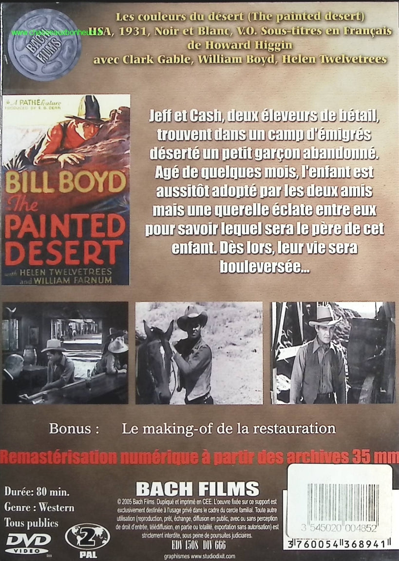 Les couleurs du désert - Clark Gable - DVD