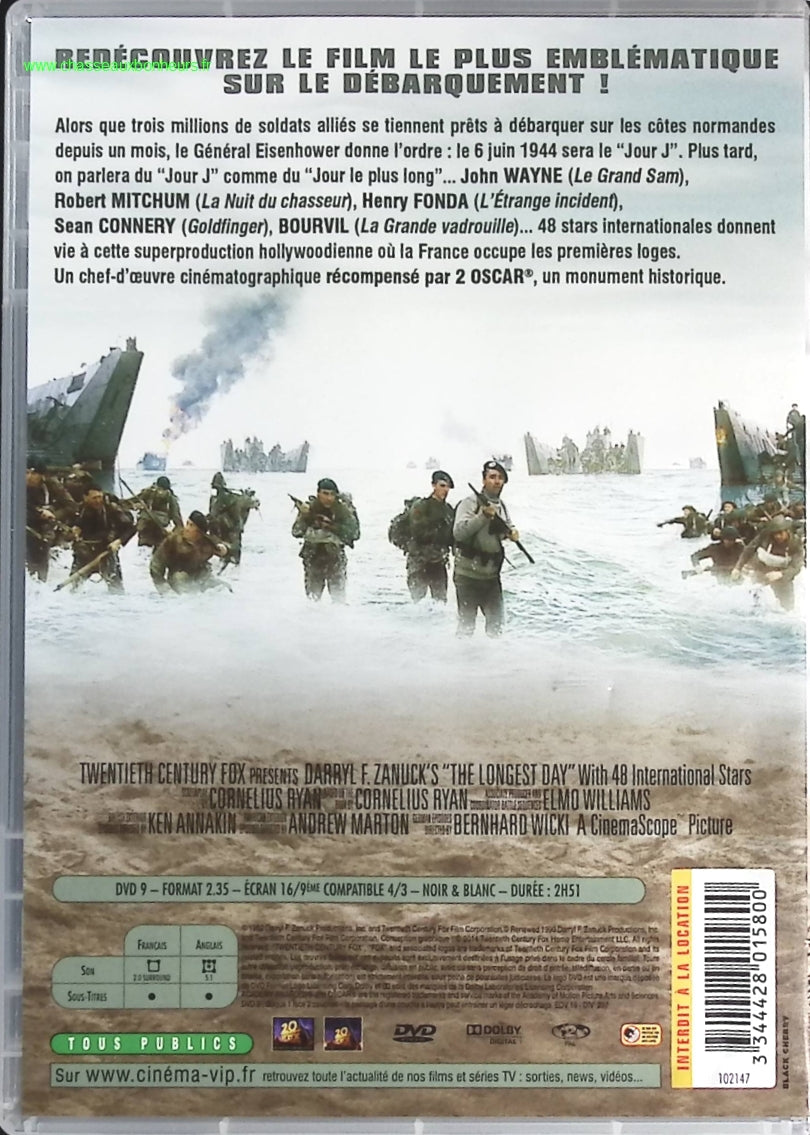 Le Jour Le Plus Long - John Wayne - DVD