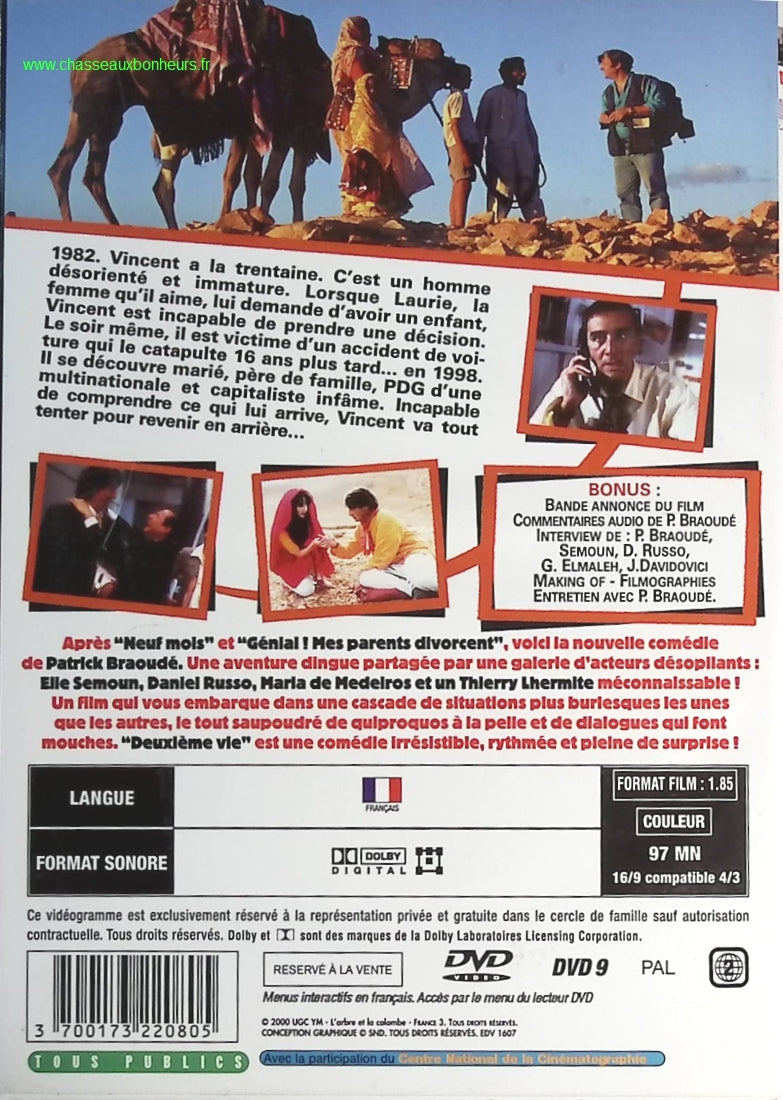 Deuxième Vie - Patrick Braoudé - DVD