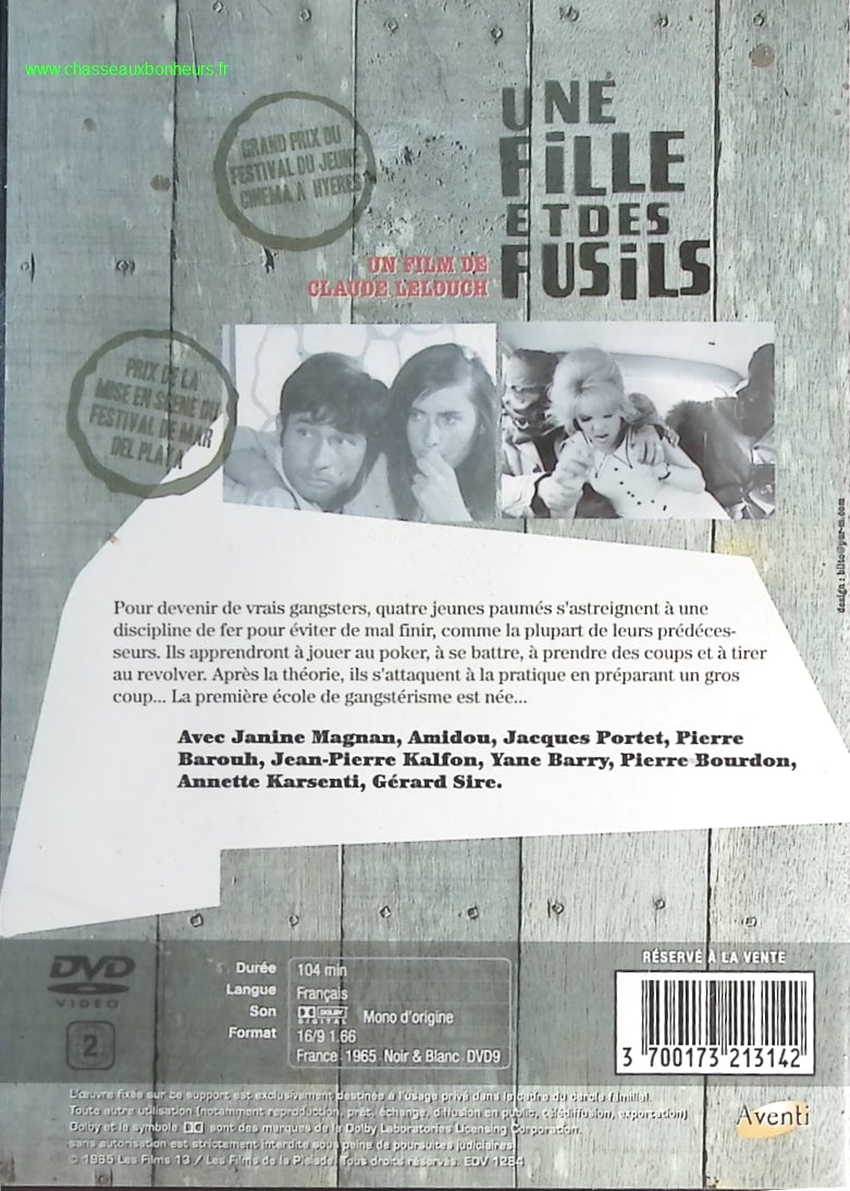 Une fille et des fusils - Janine Magnan - DVD