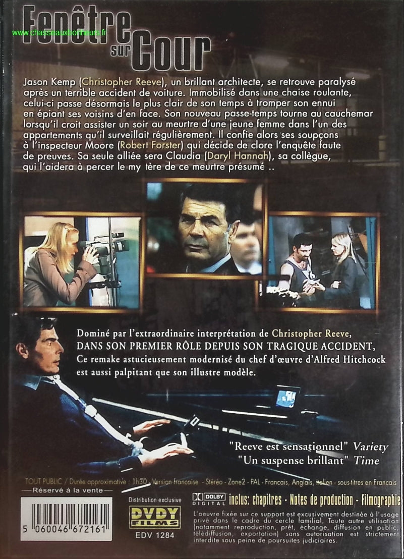 Fenêtre sur cour - Christopher Reeve - DVD