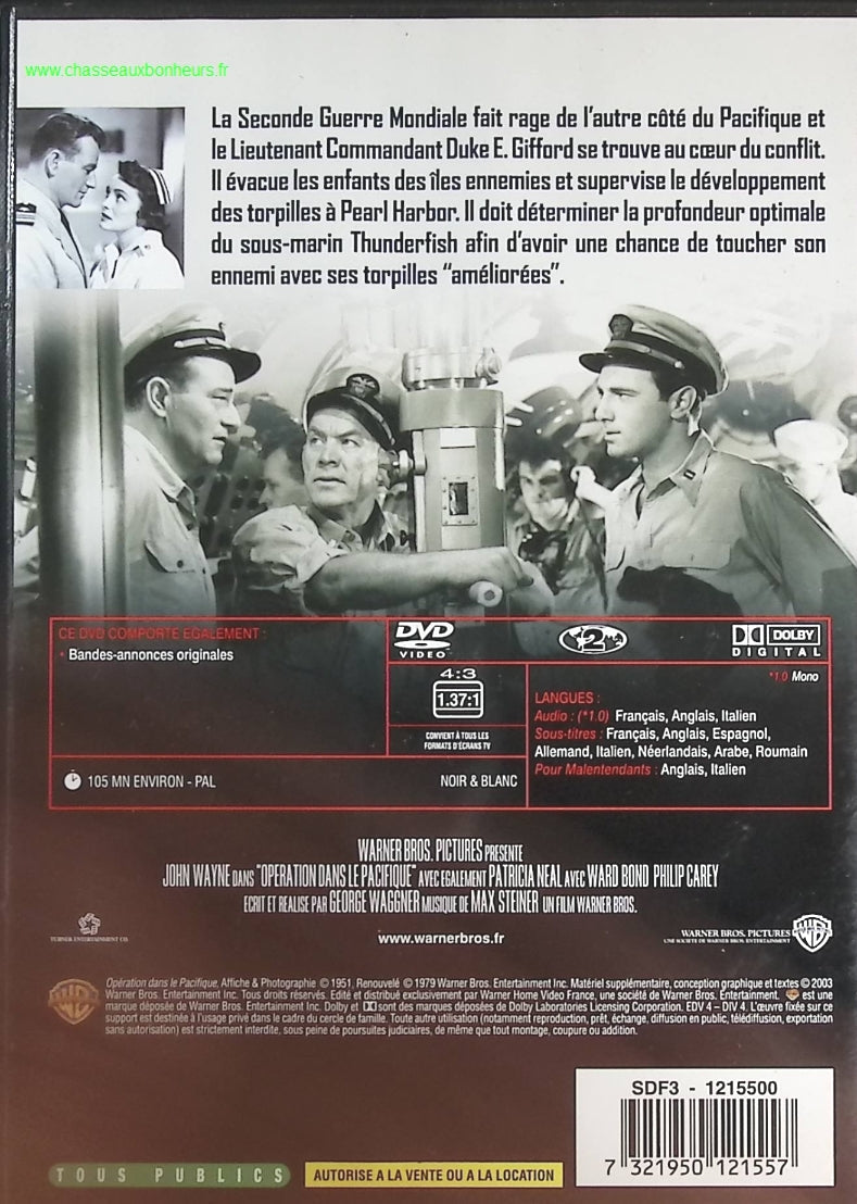 Opération dans le Pacifique - John Wayne - DVD