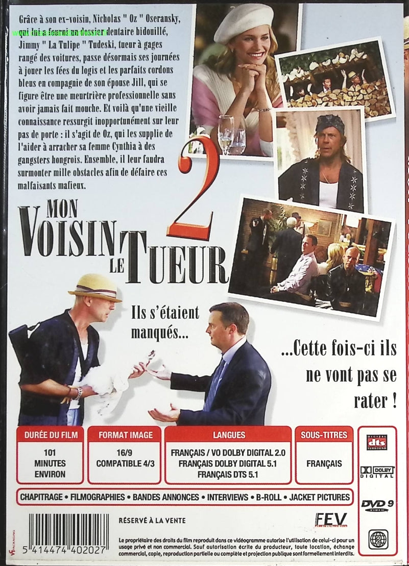 Mon voisin le tueur 2 - Bruce Willis - DVD