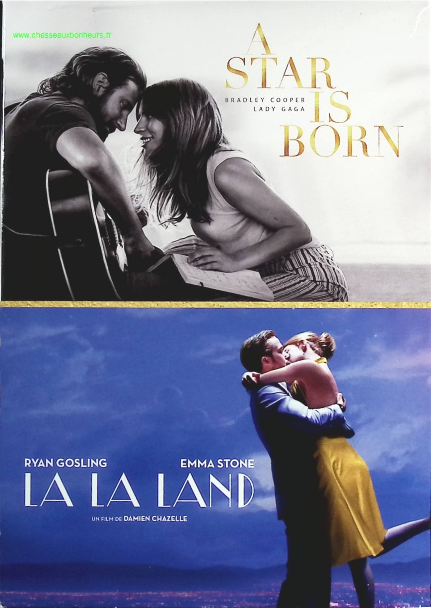 A Star is Born + La La Land - Lady Gaga Emma Stone - DVD