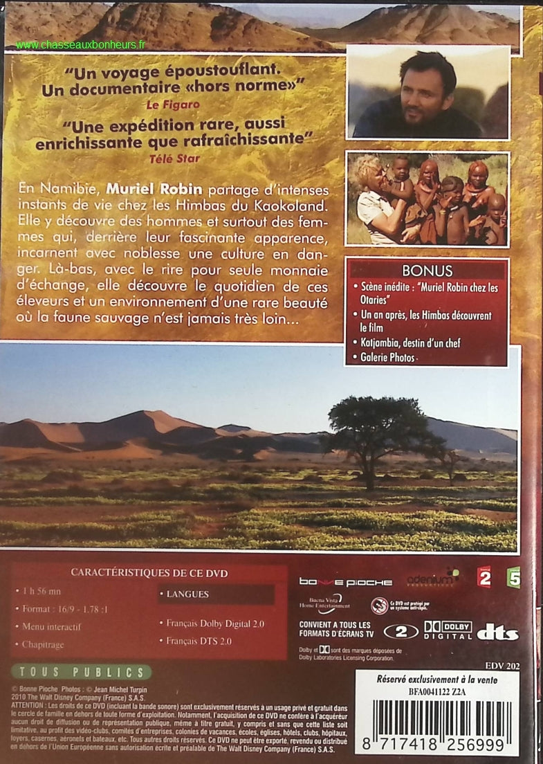 Rendez-vous en terre inconnue - Muriel Robin chez les Himbas en Namibie - DVD